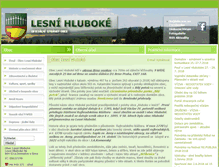 Tablet Screenshot of lesnihluboke.cz
